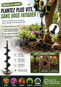 Plant’Express™ – Tarière de Plantation pour Perceuse