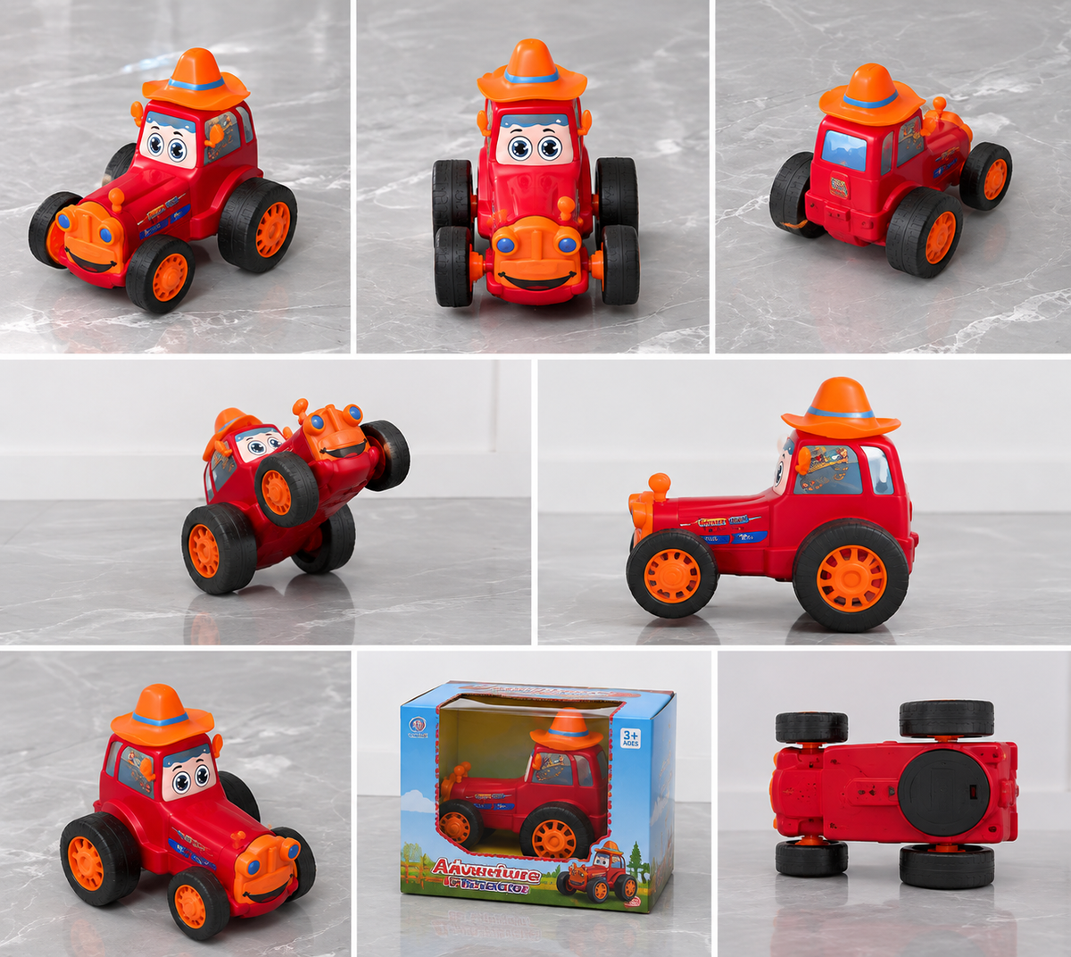 Tracteur 2-en-1 Transformable – Le Jouet qui se Transforme en Voiture !
