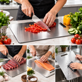 Planche à Découper en Acier Inoxydable