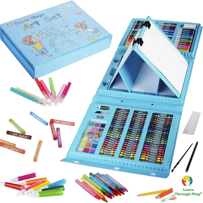 Kit de Dessin 208 Pièces – L’Atelier Créatif des Petits Artistes
