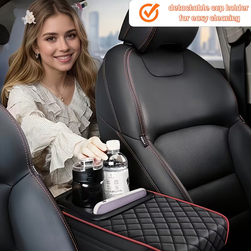 Organisateur Voiture Multifonction – Rangement & Porte-Gobelets