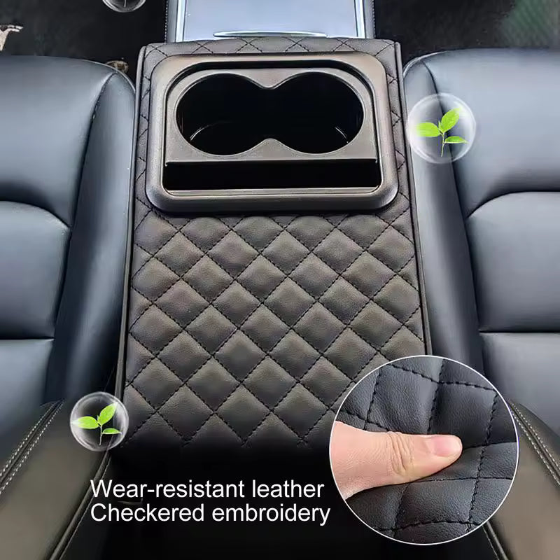 Organisateur Voiture Multifonction – Rangement & Porte-Gobelets