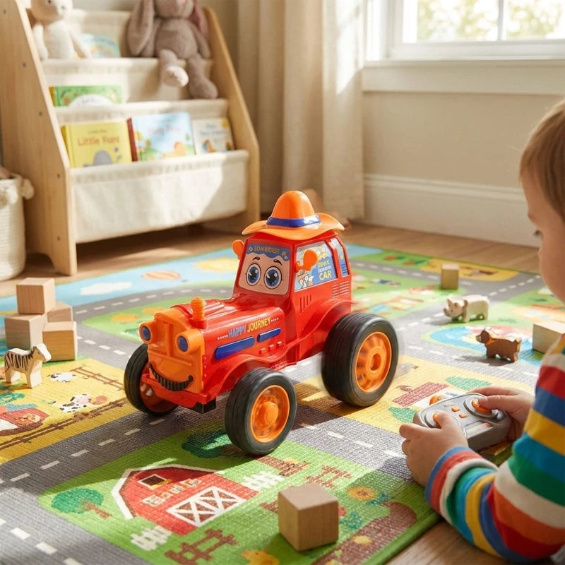 Tracteur 2-en-1 Transformable – Le Jouet qui se Transforme en Voiture !