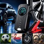 Démarreur de Batterie 4-en-1 – Compresseur d’Air 150 PSI, Booster 12V, Lampe LED & Power Bank