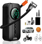 Démarreur de Batterie 4-en-1 – Compresseur d’Air 150 PSI, Booster 12V, Lampe LED & Power Bank