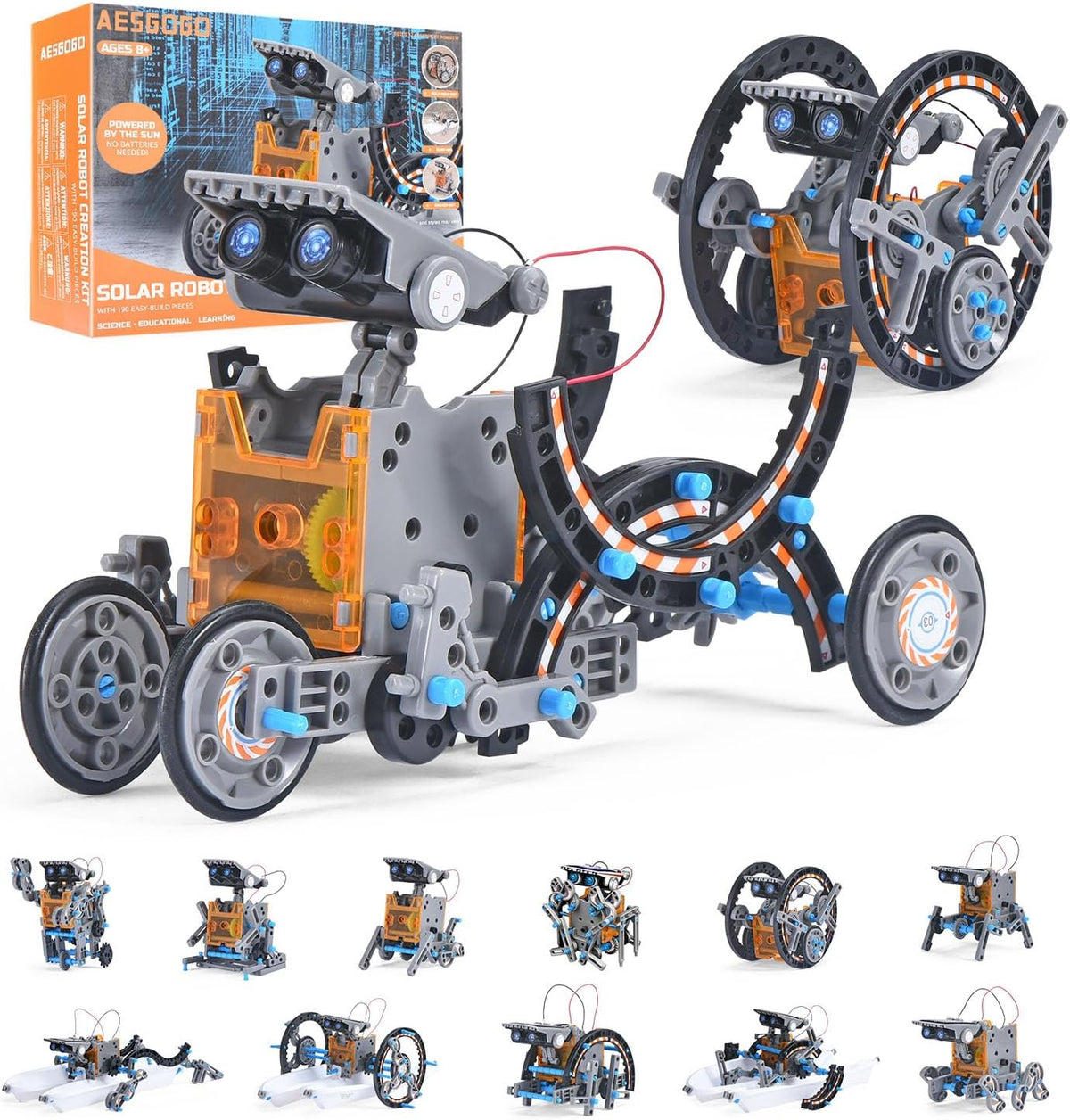 Robot Éducatif 12-en-1 – Le Jeu Intelligent qui Éveille la Curiosité des Enfants