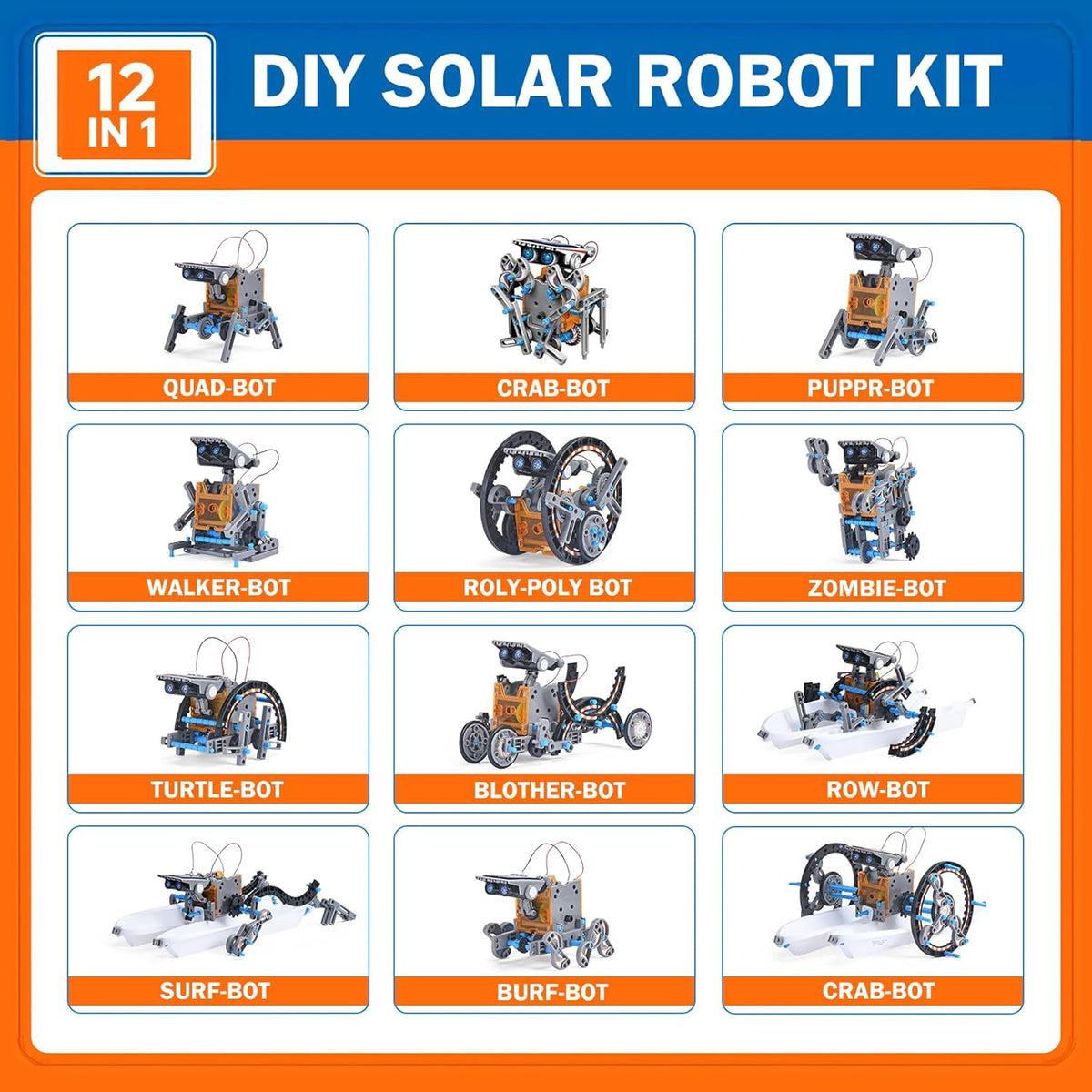 Robot Éducatif 12-en-1 – Le Jeu Intelligent qui Éveille la Curiosité des Enfants