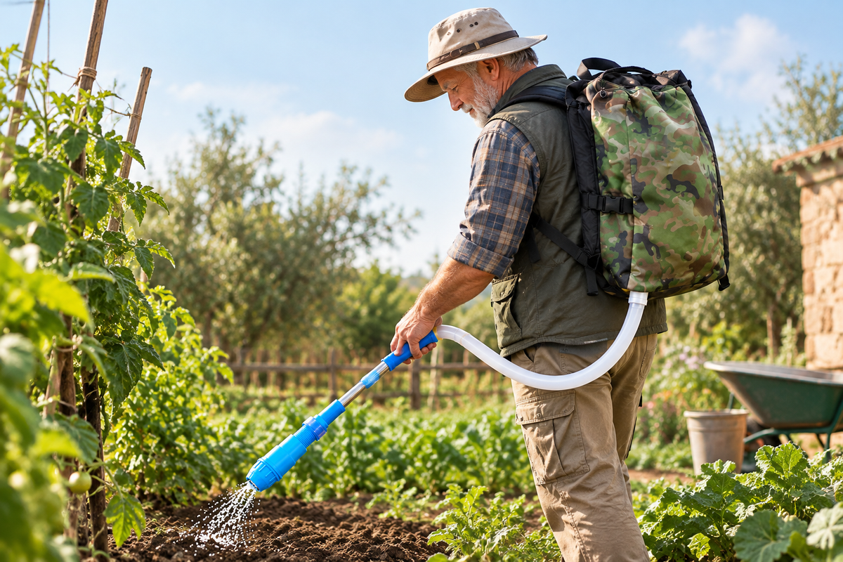 Backpack Fertilizer Spreader – Easy & Precise Granule Applicator