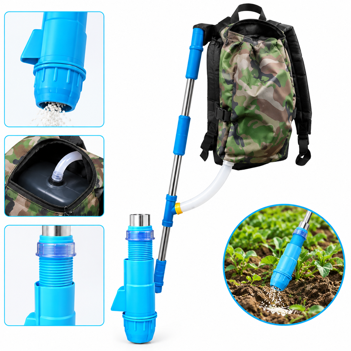 Backpack Fertilizer Spreader – Easy & Precise Granule Applicator