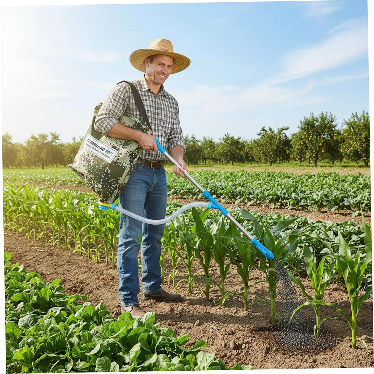 Backpack Fertilizer Spreader – Easy & Precise Granule Applicator