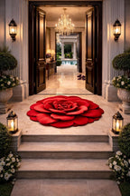 Rose 3D – Le tapis qui transforme votre intérieur 120cm/120cm